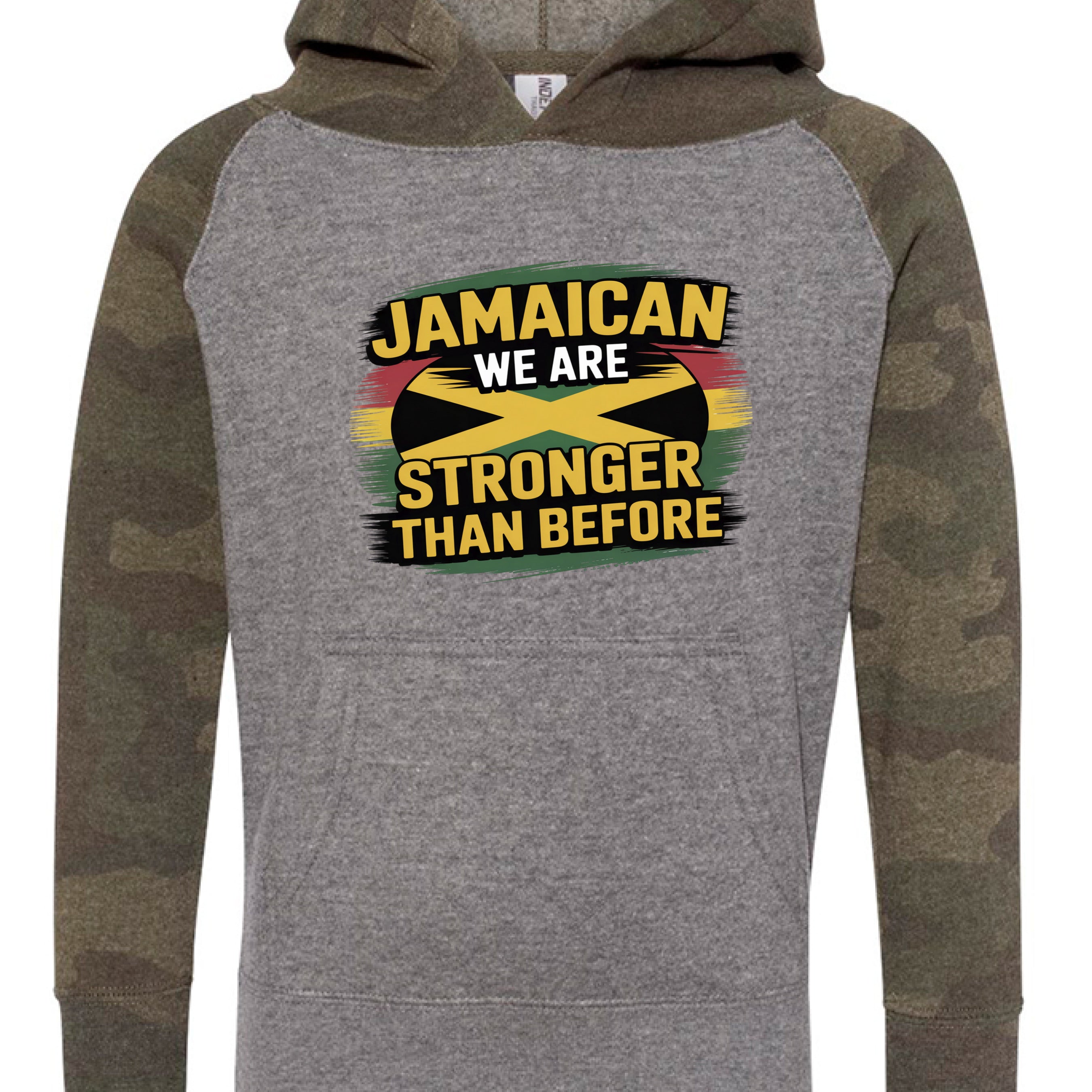 Nickel Heather/ Forest Camo - FRONT